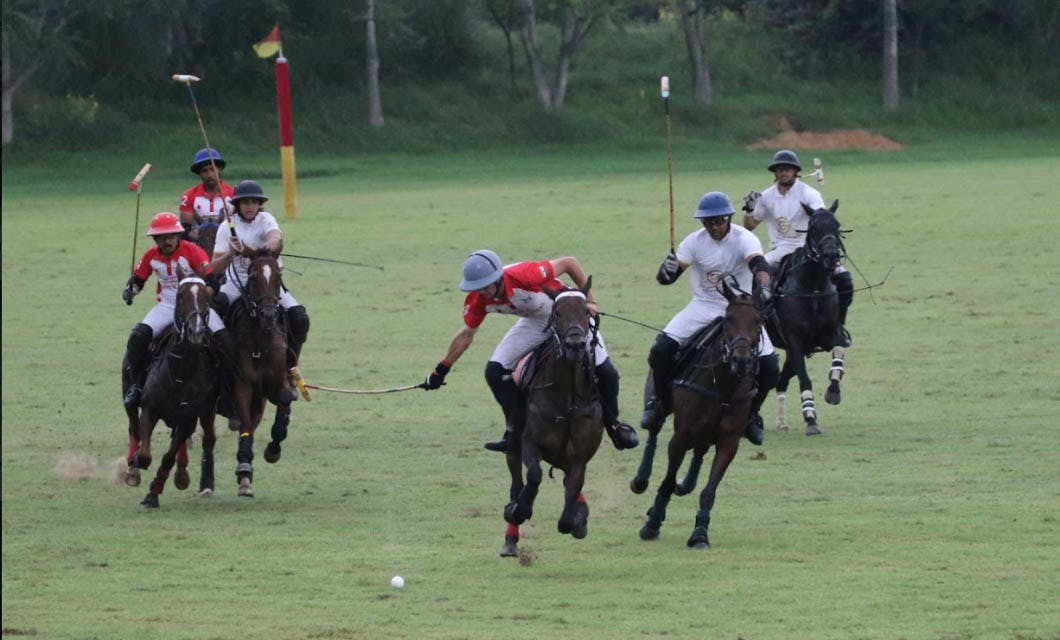 Chilean champ Andres Vial and the fast paced Siddhant Sharma racking on goals for Achievers Golden Globe