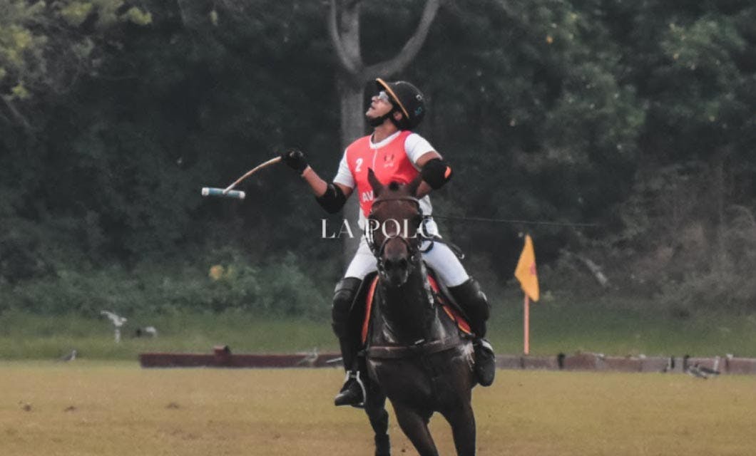 Maj. Aman Singh juggled through his goal for 61st Cavalry