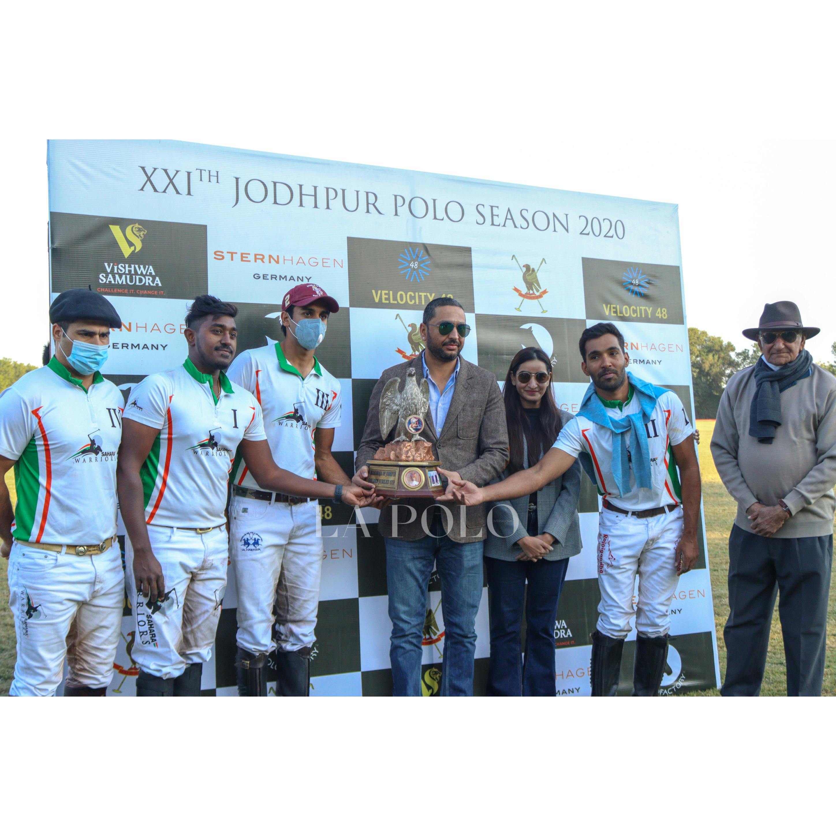 Winners of the Maharaj of Jodhpur Golden Jubilee Cup 2020, Sahara Warriors