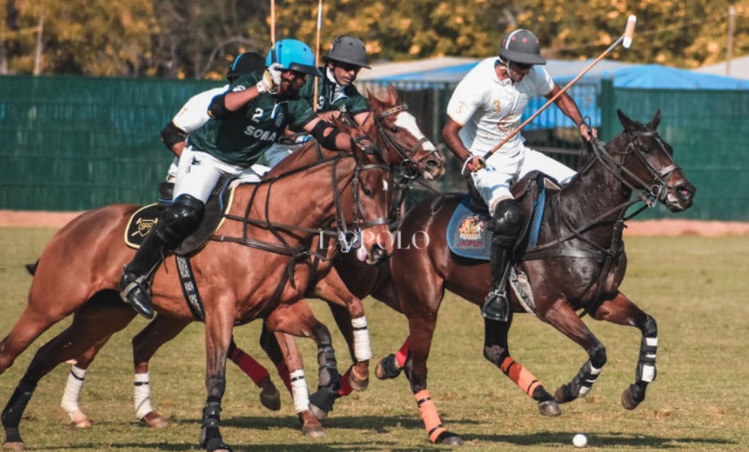 Abhimanyu Pathak on a roll for Sona Polo 2 against Los Polistas Chandna